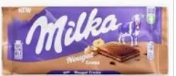 Milka Nougat  Creme Bar