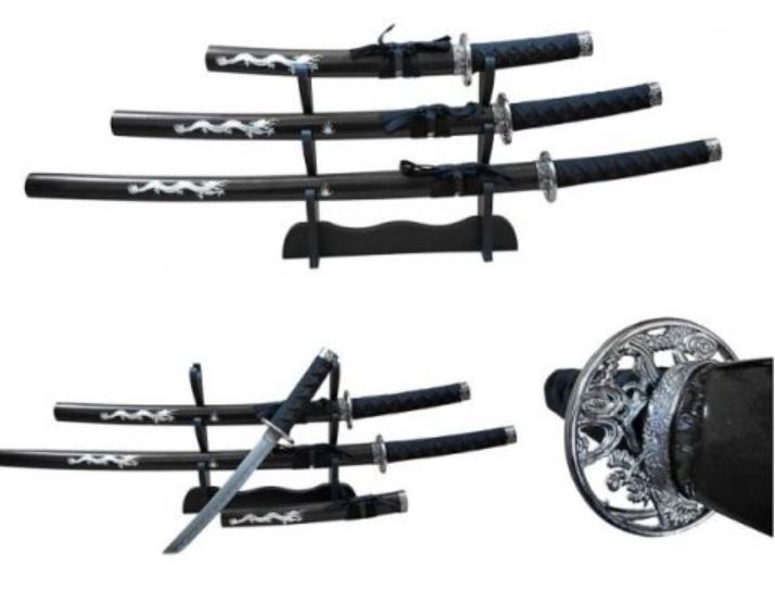 Sword 3pc set: Dragon PRNT Scabbard