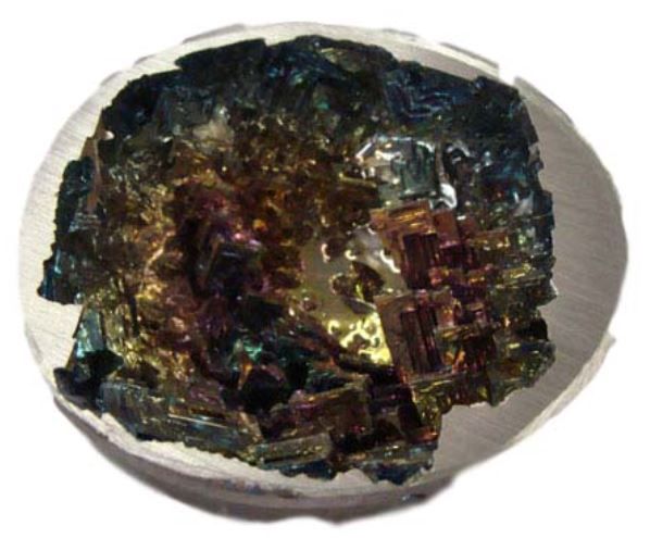 Rainbow Bismuth Geode