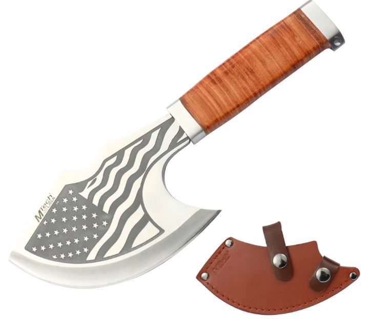 AXE:  10&quot; Embossed Print Flag/eagle