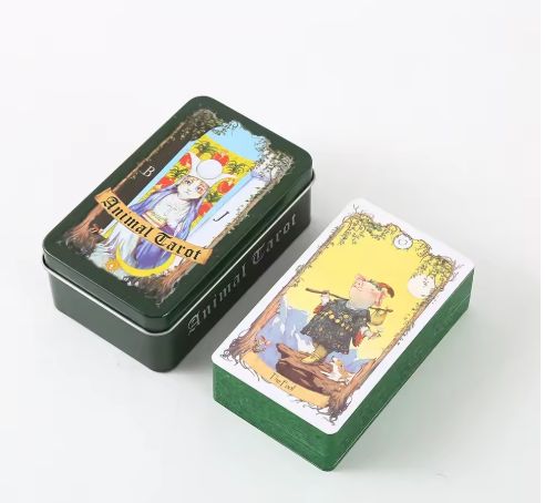 Animal Tarot in Tin Box