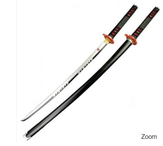 Sword: 1045 Steel Fire Hilt HF/FT  Blk HND