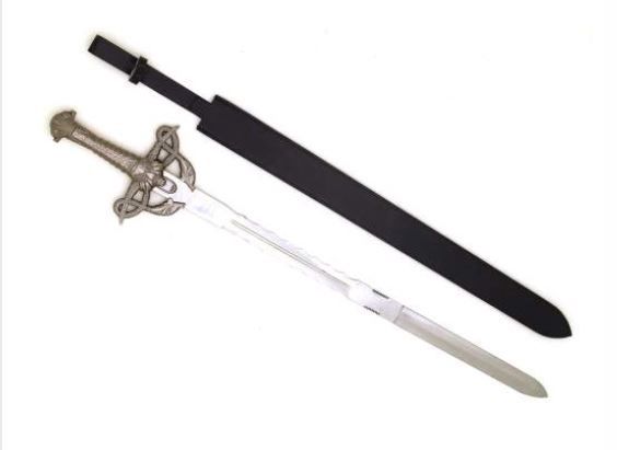 Sword; Medieval Broad BL &amp;Plaque