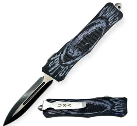 OTF: Cobra PRNT HNDL DBL edge BLD 9&quot;