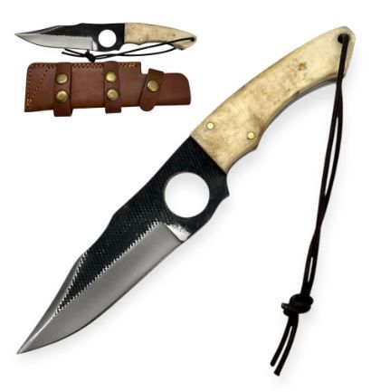 Red Deer: Bone HNDL Hunt KNF lanyard  9&quot;