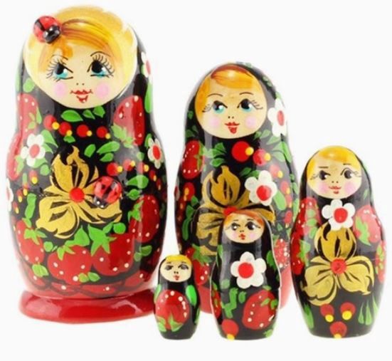 Nesting Doll:  Ladybug Ladies