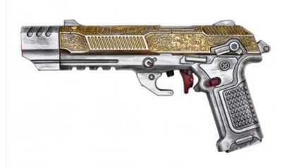 Foam: Pistol 11.5&quot; GLD SLVR