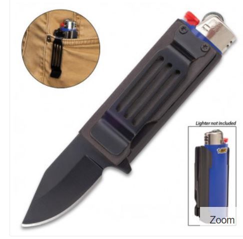 KNF: Lighter Holder Money Clip 4.5&quot;