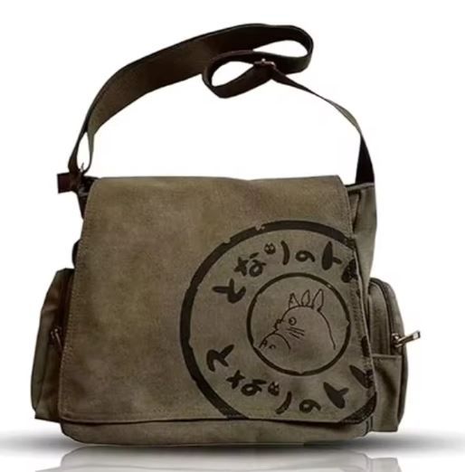 Totoro Canvas Messenger Bag