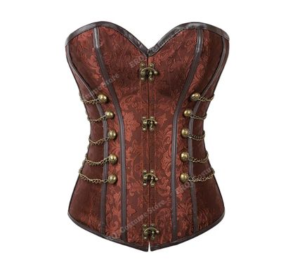 Steampunk Corset: Fancy Brocade