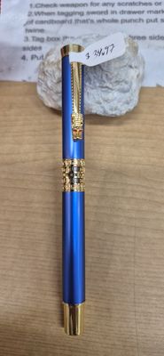 Pen: Ball PT Blue Dragon endcap