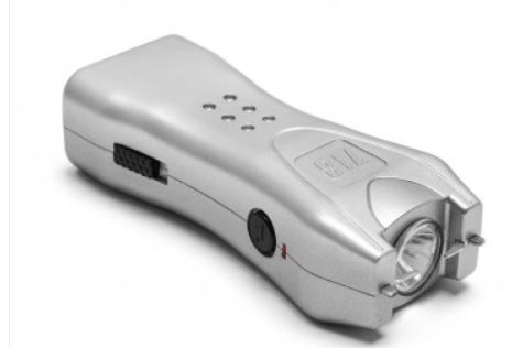 Stun gun: SILVER 80MV FLSHLGHT