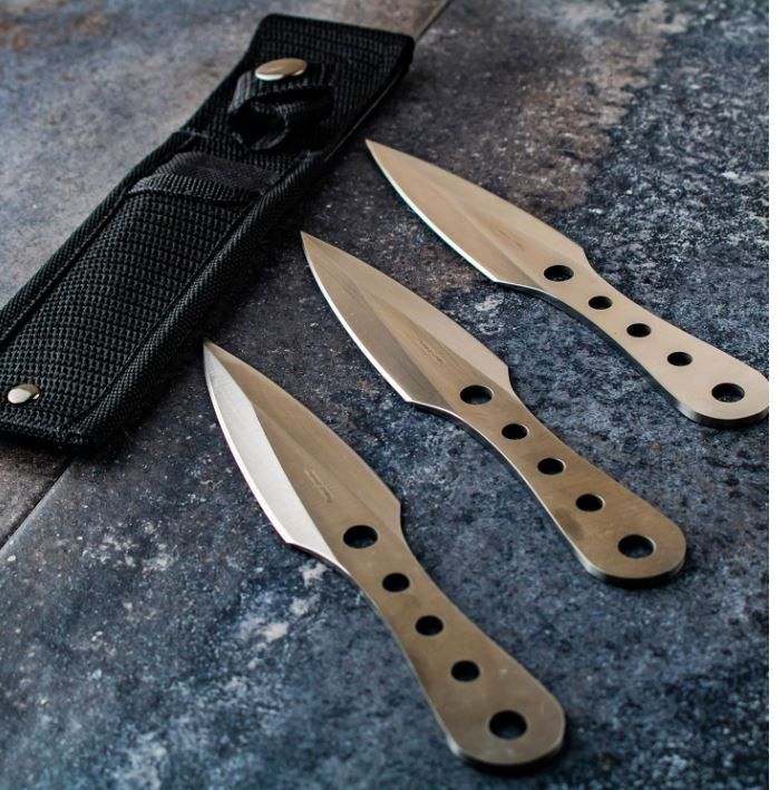 PP THRWR 3Pc: SLVR 6.5&quot;