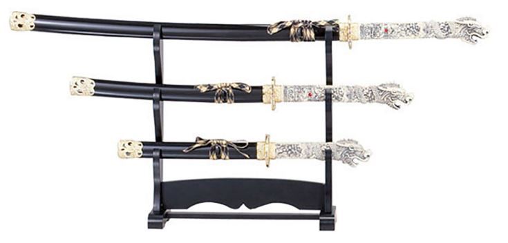 Sword Set 3pc: Dragon Faux Bone HNDL