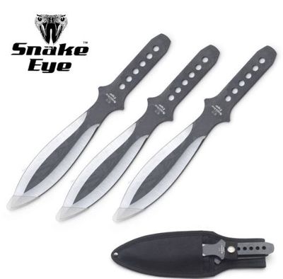 Snake Eye THRWR: 3pc 9" BLK/Satin
