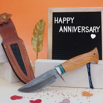 Hunt KNF:Damasc Olive WD Hndl10”