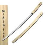 Sword: Wood HNDL Japan inscrip scabb