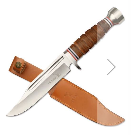 Hunt KNF: Full Tang LTHR Wrap HNDL 12&quot;