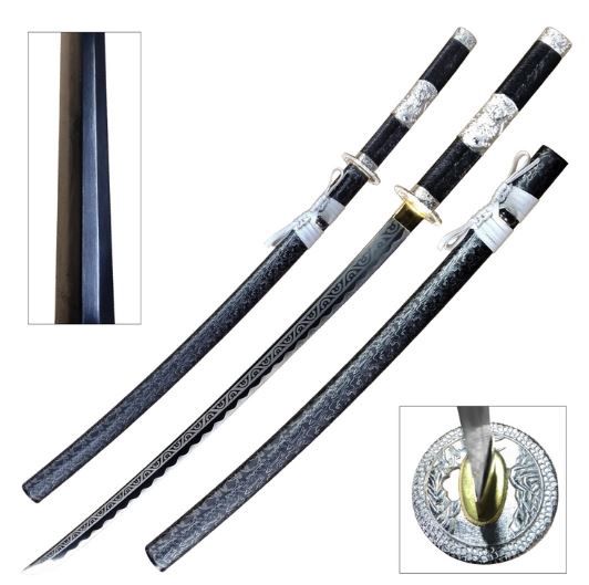 Samurai Sword:  Hi Carb1045  BLK BLD Dargon