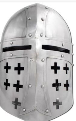 Helmet: Knight Sugarloaf 2 parts Crosses ventilat