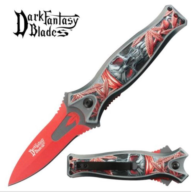 Knife: Dark Fantasy Skull PRNT HNDL