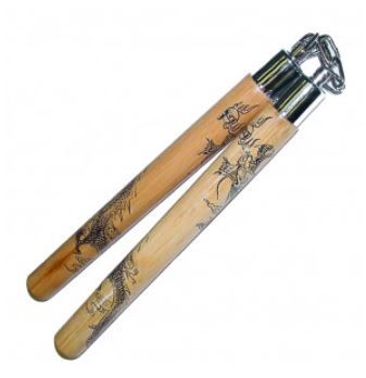 Nunchaku: Wood ball bearing studs