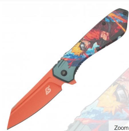 Knife: Naruto Prnt HNDl Org BLD