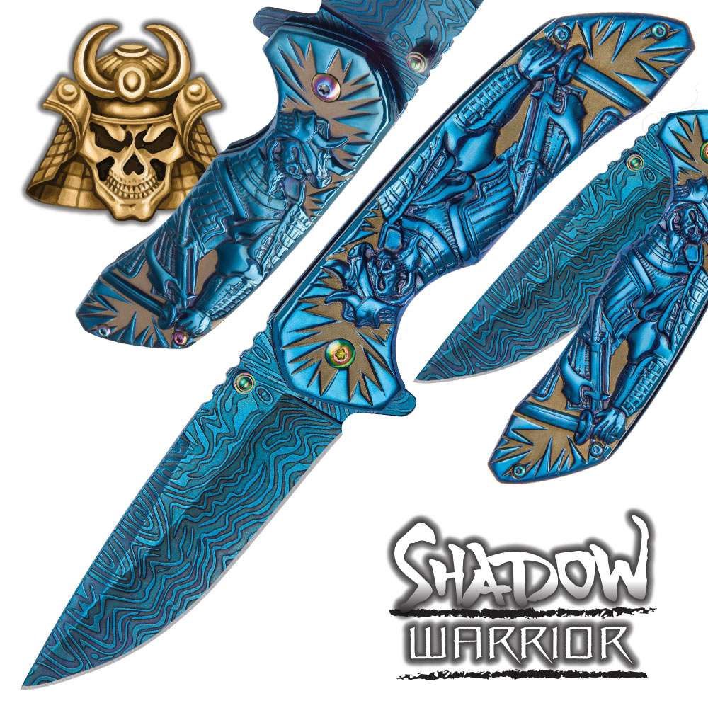 Knife: Shadow Warrior Blue Titanium
