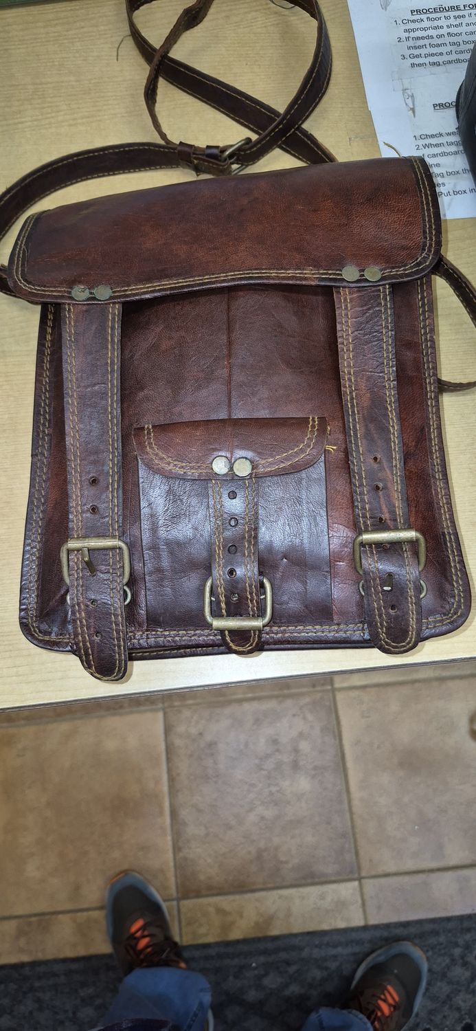 PE Pony Express Leather Bag