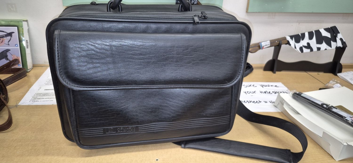 HP Laptop Leather Workbag