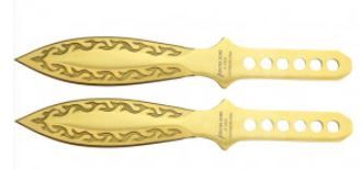 THRWR: 9&quot; Gold 2pc Blades