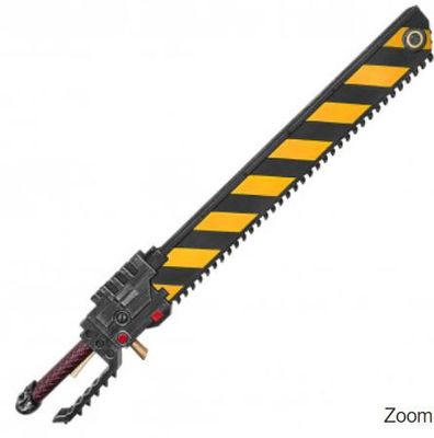 FOAM: Chainsaw Sword Striped Serrated  BLD
