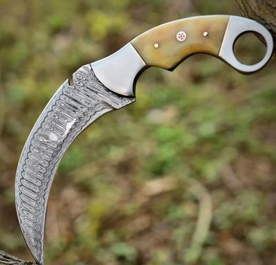 Karambit: Damascus BLD Bone HNDL