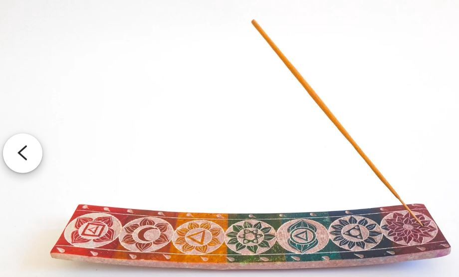 Incense Burner: Soapstone Chakra