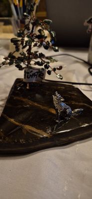 Wolf Gem tree: Mossagagte/Tigereye base