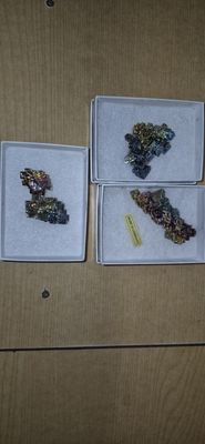 Rainbow Bismuth Crystals