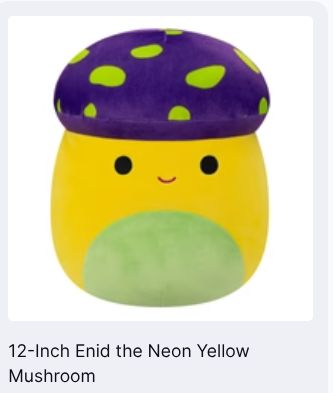 Squishmallow: Enid the Mushroom