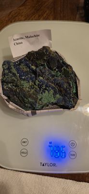Azurite Malachite Cluster 786gm