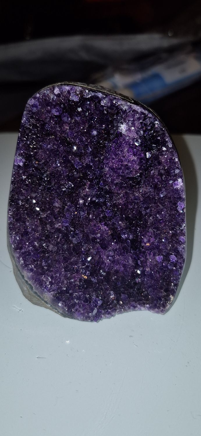 Mini Amethyst Cathedral cluster 300gm