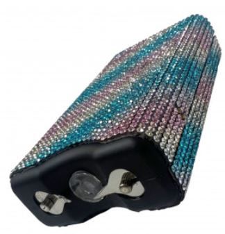 Stun gun: Rhinestone RNBW w/light