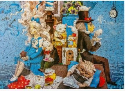 Wood Figure Jigsaw: Crazy Snack