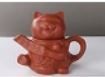 Yixing Clay: Cat Tea Pot
