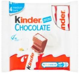 Kinder Chocolate Med Singles