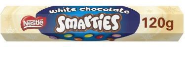 Smarties White Chocolate Tube 120gm