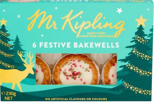 Mr Kipling Festive Bakewell 6&#39;s