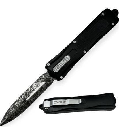 OTF:  Etch BLD BLK HNDL Top Slide 9&quot;