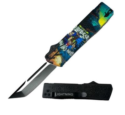 OTF: Lighting' Bigfoot PRNT HNDL  Tanto BLD 8"