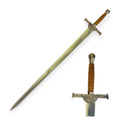 Sword: Knights Templar  38&quot; Polished Finish