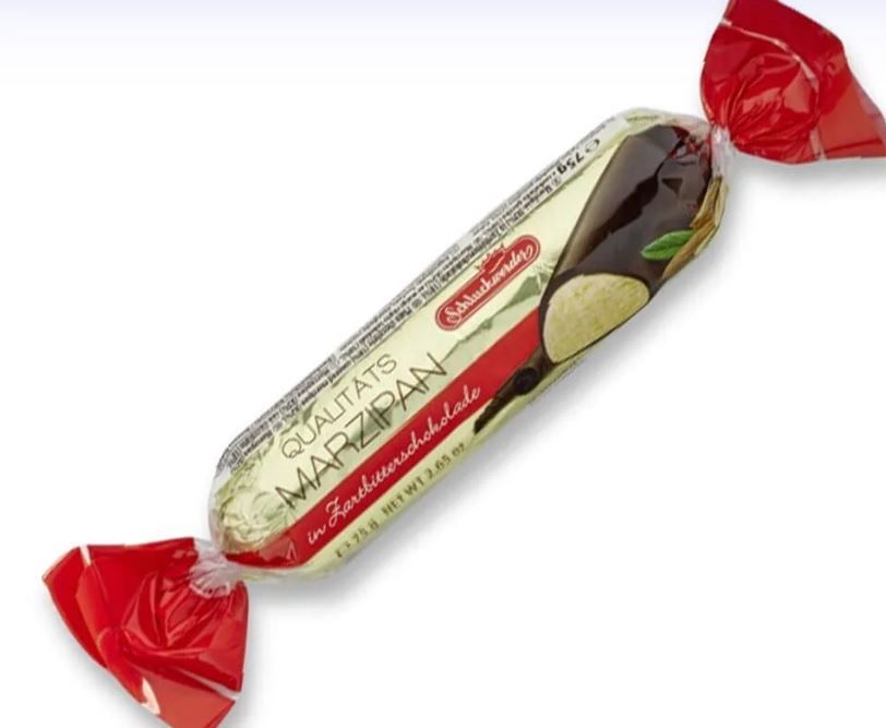 Schluck Marzipan Choco covered loaf