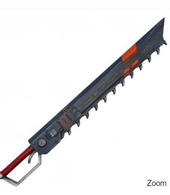 FOAM; Chainsaw Black BLD Red Stripes 40"